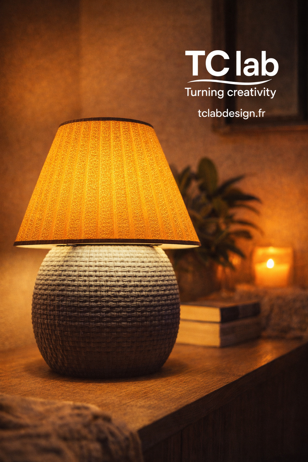 Mirka – lampe design artisanale cosy | TC Lab Design